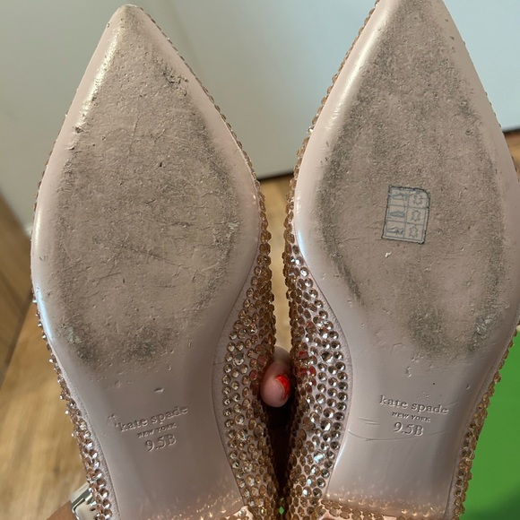 Kate Spade Maya Crystal Flat in Mochi Pink size 9.5 - Picture 6 of 17